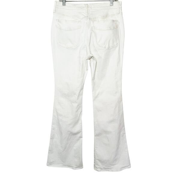 MADEWELL Women’s Flea Market Flare Jean in Heathered Ivory/Cream 29 - Picture 7 of 8